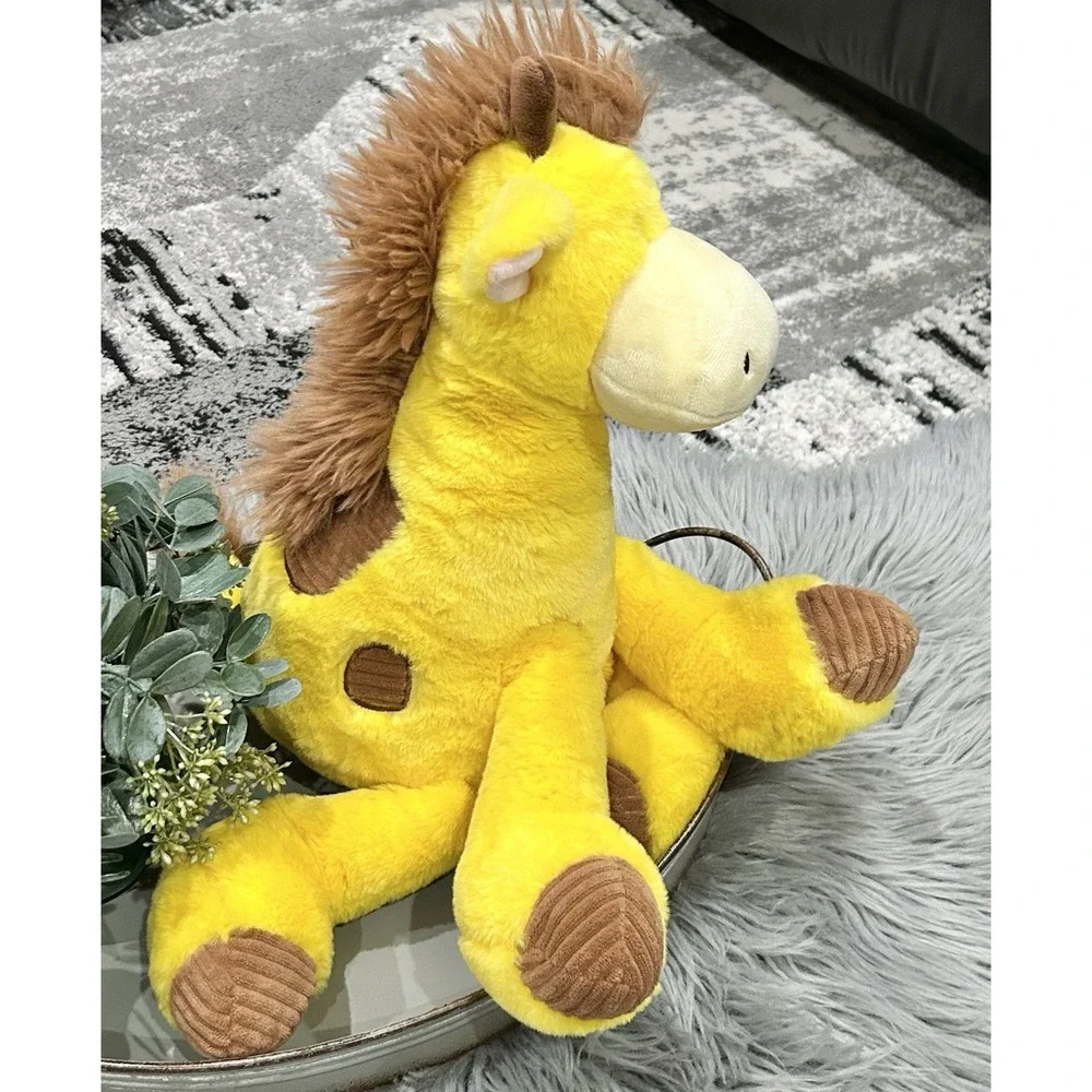 Giggle Scape Yellow Giraffe Plush Sitting 14